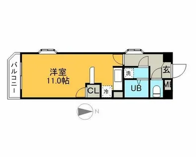 メイグレイス87【206号室】の間取り