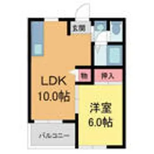 秀明ハイツII【108号室】の間取り