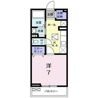 Charme金屋【1階】の間取り