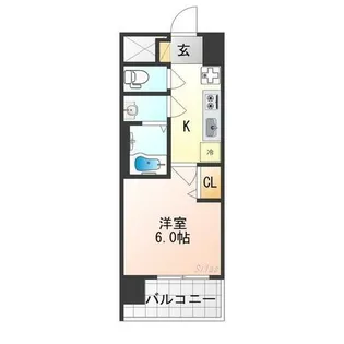 プレサンス十条凛華【2階】の間取り