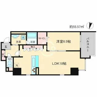 Y’s Court 東梅田【7階】の間取り