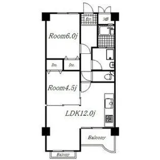 第2水野マンション【3階】の間取り