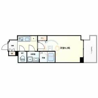JMFレジデンス桜ノ宮【10階】の間取り