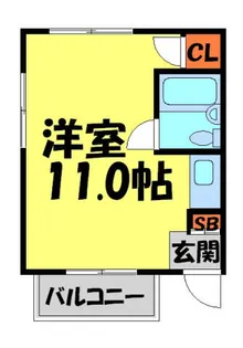 ケイアイビル【401号室】の間取り