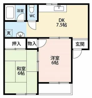 池田ハイツ88【1階】の間取り