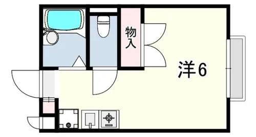 フローレンス ヨウコ 甲南【2階】の間取り