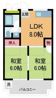 TOHOマンション第二【4階】の間取り