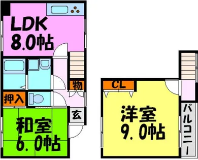 グランシャリオ【1階】の間取り