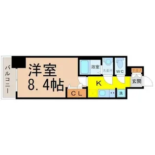 ディアレイシャス浅間町【4階】の間取り