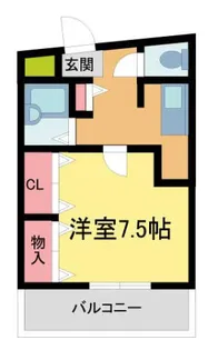三和建設中山寺ビル【4階】の間取り
