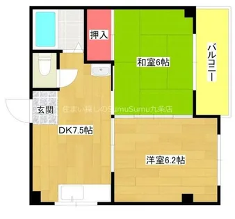 Mハウス【5階】の間取り