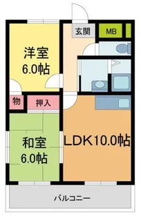 アランチア【2階】の間取り