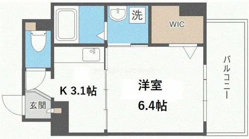 OAK弥栄・夕陽ケ丘【9階】の間取り