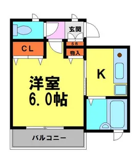 フラッツ栄根(さかね)【103号室】の間取り