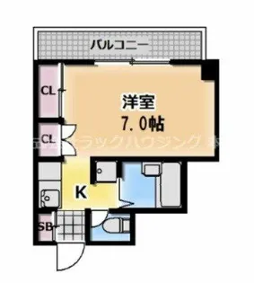 グリーンハイツ今津【4階】の間取り