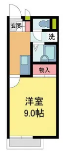 レオネクストセリバテール仁川Ⅱ【202号室】の間取り