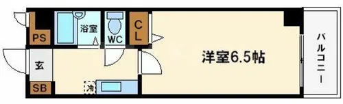 ∞中之島アンフィニ【3階】の間取り