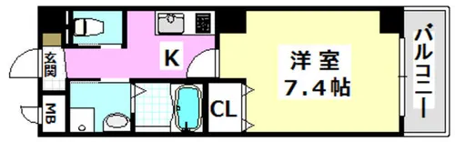 Tukasaレジデンス【1階】の間取り