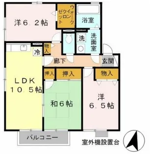 ファミール才【2階】の間取り