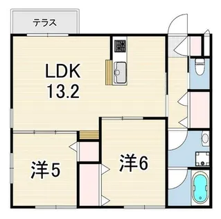 ブルーリッジ【1階】の間取り