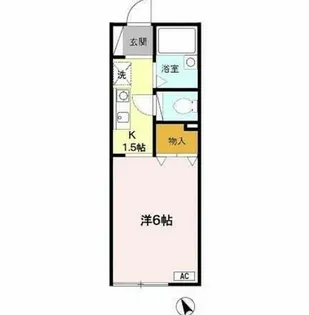西舞子グリーンハウス【2階】の間取り