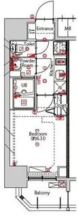 MAXIV東別院【14階】の間取り