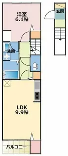 フルラージュ【2階】の間取り