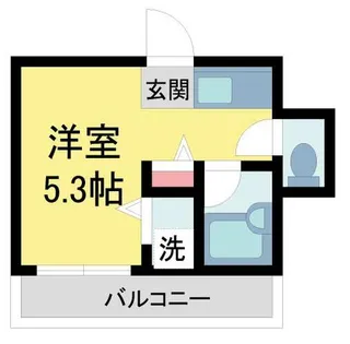 ブランシュ甲東園【405号室】の間取り