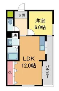 ハイム北夙川Ⅰ【2階】の間取り