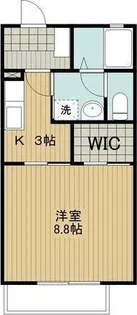 ピアチェーレ桜井【105号室】の間取り