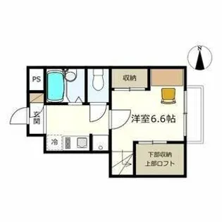 miraie松原【102号室】の間取り