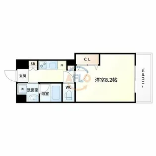 Succeed江坂公園【11階】の間取り