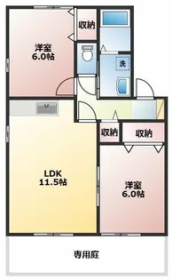 ルーチェ・I【1階】の間取り