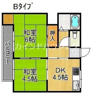 阪堺マンション【3階】の間取り