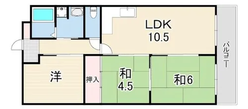 STAC立花【1階】の間取り