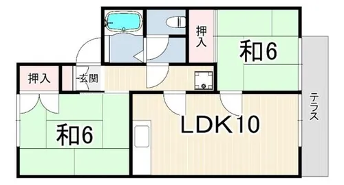 セジュール・パーク瑞穂【1階】の間取り