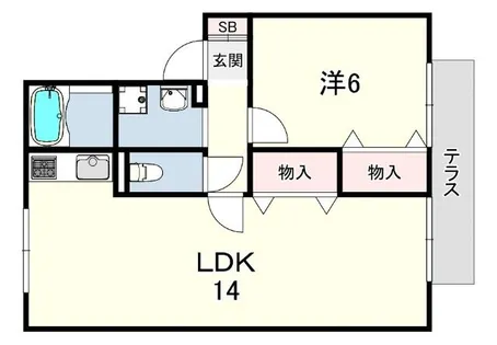 エトワール【1階】の間取り