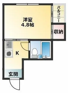 メモリアルタウンA棟【4階】の間取り