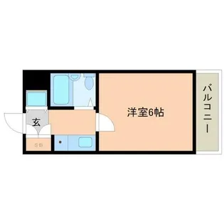 プラネット東塚口マンション【4階】の間取り