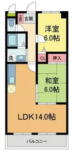 コンフォート【302号室】の間取り