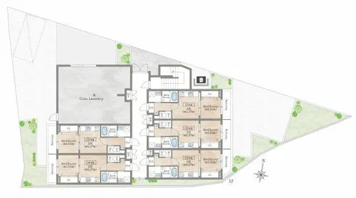 仮称)中筋PJ【102号室】の間取り
