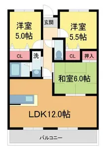 REIWA宝塚【302号室】の間取り