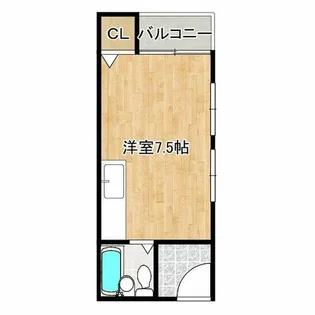 ブルーランス【2階】の間取り