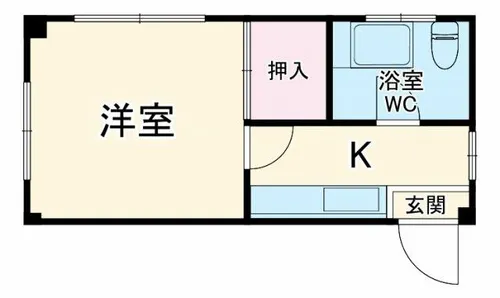 翠蓮マンション【3階】の間取り