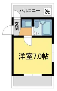 サンパレス21甲陽園【302号室】の間取り