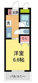 リバーウエスト宝塚【507号室】の間取り