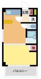 ヴィヴァンデ上甲子園【401号室】の間取り
