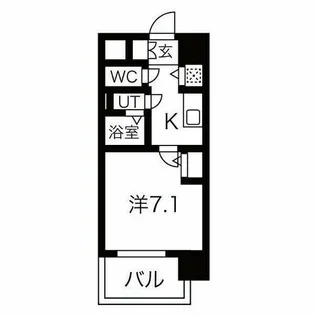 エスリード千種パークフロント【11階】の間取り