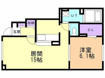 プリュス ボナール【102号室】の間取り