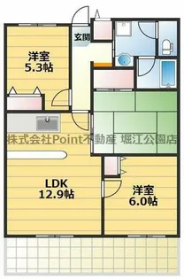 BLOCK19【1階】の間取り